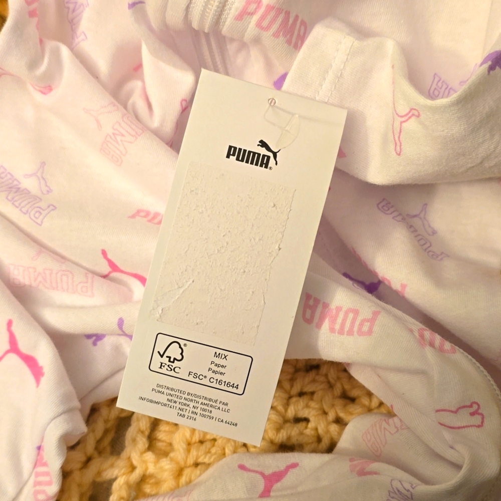 Puma Logo Baby Zip Up Sleeper 12 Month - Picture 6 of 7